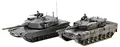 Produktbild: Hasegawa 30069 1/72 M1 Abrams & Leopard 2 Modellbausatz, Mehrfarbig