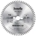 Produktbild: kwb Kreissägeblatt 254 x 30 mm, sehr feiner Schnitt, Sägeblatt geeignet für Arbeitsplatten, Holz und beschichtete Platten