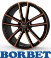 Produktbild: 4x Borbet W 8x18 5/112,0 ET48 Black Copper Polished matt