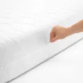 Produktbild: Matratzenbezug ersatz schoner bezug Kinderbett Kinder gesteppt reißverschluss waschbar KingBEZUG (90x180x10 cm)