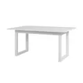 Produktbild: Ausziehbarer Esstisch in verschiedenen Größen  ¦ weiß ¦ Maße (cm): B: 90 H: 75