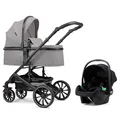 Produktbild: Pixini Kinderwagen Kalani 3in1 matt grau / schwarz