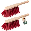 Produktbild: 2er Set Handfeger für Draußen, Made in Germany, Handbesen aus Holz