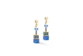 Produktbild: COEUR DE LION Paar Ohrstecker Schmuck Edelstahl GeoCUBE® Iconic Precious Würfelkette, Made in Germany - mit Swarovski® Kristall, Strassstein, Schmuckstein