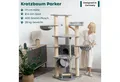 Produktbild: Happypet Kratzbaum PARKER, Gesamthöhe ca. 171 cm, Haus: 30 x 32 x 32 cm