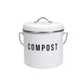 Produktbild: Komposteimer mit Aktivkohlefilter Landhaus Küchenabfallbehälter Metall neuetischkultur