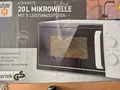 Produktbild: Mikrowelle 20 Liter 700 Watt Auftaufunktion 5 Leistungsstufen Timer