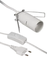 Produktbild: Lampen-Kabel mit Schnur-Schalter und E14 Fassung Netzkabel mit Euro-Stecker 230V