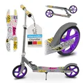 Produktbild: ArtSport Scooter Cityroller Skaterboy Big Wheel 205mm Räder klappbar & höhenverstellbar - Kinder-Roller ab 3 Jahre - Tretroller bis 100 kg - blau