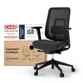 Produktbild: Ergotopia PureBack ergonomischer Bürostuhl – Schreibtischstuhl ergonomisch mit 4D-Armlehnen & Synchronmechanik – Bürostuhl ergonomisch Testsieger – Bequemer Büro Drehstuhl für gesundes Sitzen