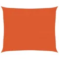Produktbild: vidaXL Sonnensegel Sonnenschutz Windschutz Sonnendach UV Schutz Sonnenschutzsegel Schattenspender Garten Terrasse Balkon 160g/m² Orange 2,5x3m HDPE