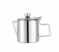 Produktbild: HENDI Kaffee-/Teekanne, mit Klappdeckel, Kaffeekanne, Wasserkessel Tropfwasserkocher, Kaffee, 0,3L, ø74x(H)95mm, Edelstahl