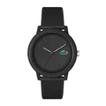 Produktbild: Lacoste Analog Quarzuhr für Herren Kollektion LACOSTE.12.12 mit Schwarzes Silikonarmband - 2011171