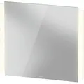 Produktbild: Duravit Ketho.2 Spiegel, LED-Lichtfelder seitlich, 800x700x33 mm, mit Dimmfunktion, mit Sensorschalter, K27072000000000, Ausführung: ohne Spiegelheizung
