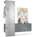 Produktbild: Vladon Garderobe, Hellgrau, Holzwerkstoff, 156.5x193x35 cm, Garderobe, Garderoben-Sets & Serien, Garderoben-Sets