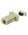Produktbild: Assmann Serieller Adapter DB-9 S bis RJ-45 R Daumenschrauben beige (AK-610517-000-I)