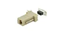 Produktbild: DIGITUS D-Sub 9 zu RJ45 Adapter - Kupplung zur Selbst-Assemblierung - Stecker zu Buchse - RS-232 - RS-485 - PVC-Gehäuse.