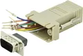 Produktbild: Digitus D-SUB Adapter D-SUB-Stecker 9pol. - RJ45-Buchse 1 St.