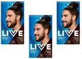 Produktbild: 3x Schwarzkopf Live Men Colour Intense Permanent Colouration 