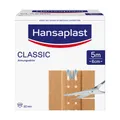 Produktbild: Hansaplast Classic Pflaster|Atmungsaktive Wundauflage|Zuschneidbares Heftpflaster|5 m x 6 cm- Jetzt 20% mit dem Code hp20 sparen*