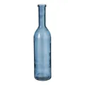 Produktbild: Mica Decorations Rioja Glasflasche - H75 x Ø18 cm - Recyceltes Glas - Hellblau