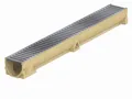 Produktbild: ACO Polymerbetonrinne Standardline inkl. Stegrost 50 cm Regenrinne Bodenrinne