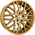 Produktbild: 4 Alufelgen CMS C25 CG Gold Glanz 7x17 ET38 4x108 17 Zoll
