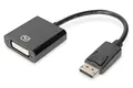 Produktbild: DIGITUS DisplayPort Adapterkabel - DP zu DVI (24+5) - Displayport 1.1a - Full HD 1080p/60Hz - 0,15m - Schwarz