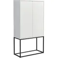Produktbild: Xora Barschrank, Weiß, Metall, 2 Schublade(n) Schubladen, 80x157x38 cm, Esszimmer, Barmöbel, Barschränke & Theken
