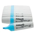 Produktbild: Pelikan Textmarker 490 eco, Neon-Blau, 10 Stück, mit Keilspitze