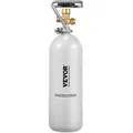 Produktbild: VEVOR CO2-Tank (2 kg) CO2 Flasche aus legiertem Stahl, CO2-Lufttank mit grauer Sprühbeschichtung, DIN477-Ventil, Griff und einstellbarem Druck, TÜV-geprüfter Gaszylinder für Fassbierausschank