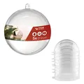 Produktbild: Kunststoff Kugel A502166 transparent 120 mm 5 Stücke Kunststoff glasklar Ø 12 cm