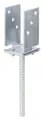 Produktbild: Alberts U-Pfostenträger, zum Einbetonieren, breitenverstellbar, Breite 71-131 mm, Betonanker 200 mm