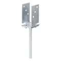 Produktbild: Alberts U-Pfostenträger 71-131 mm verstellbar verzink.Pfostenträger Pfostenschuh