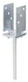 Produktbild: Alberts® U-Pfostenträger galvanisch verzinkt dickschichtpassiviert. 5x71-131x200