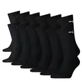 Produktbild: PUMA Unisex Crew Tennissocken Sportsocken Socken für Damen Herren 6 Paar, Farbe:200 - black, Socken & Strümpfe:35-38