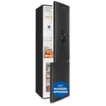 Produktbild: Exquisit Kühl-Gefrierkombination, 180 cm Höhe, Kühlschrank mit Gefrierfach, 260 Liter, Wasserspender, Alarm-Funktion, 4-Sterne-Gefrierfach, KGC5265-70-WS-040D inoxlook-az