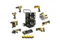 Produktbild: DeWalt DCK853P4-QW Akku-Kombopack mit acht leistungsstarken Werkzeugen und vier Akkus, 18V / 5 Ah)