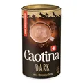 Produktbild: Caotina Dark dunkle Trinkschokolade - Kakao-Pulver für heiße Schokolade mit 45% Kakaoanteil und dunkler Schweizer Schokolade - feinster Cacao nachhaltig und zertifiziert, 500g