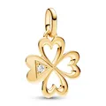 Produktbild: PANDORA Schmuck Anhänger Herz Vierblättriges Kleeblatt Goldfarben 763034C01