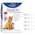 Produktbild: Redisan® Katzen Spot on Pflanzenbasiertes Zeckenmittel OHNE Chemie, Effektiver Schutz vor Zecken Flöhen & Insekten, Zeckenschutz Katze ohne Nebenwirkung, Bis zu 15 Wochen, Made IN Germany