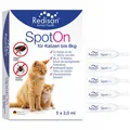 Produktbild: Katzen Spot‑on – Redisan pflanzlicher Zeckenschutz bis 15 Wochen ohne Chemie