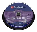 Produktbild: Verbatim DVD+R 8.5GB DL 8x 10er Spindel