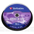 Produktbild: DVD+R DL 8.5GB/240Min/8x Cakebox (10 Disc)