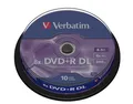Produktbild: Verbatim DVD+R Double Layer Rohlinge, 8.5GB, 8x, 10er-Pack - Matt Silver