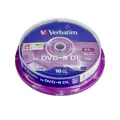 Produktbild: Verbatim DVD+R DL 8,5GB 10 Stück Spindel Matt Silber