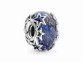 Produktbild: Pandora Charm 790015C00 - Galaxie Blau & Stern Murano Anhänger - Sterling Silber - Kristall - Blau