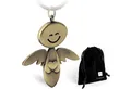 Produktbild: FABACH Schlüsselanhänger Schutzengel Smile mit Herz - Engel aus Metall - Geschenk Glücksbringer