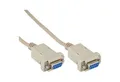 Produktbild: Inline InLine® Nullmodemkabel, 9pol Buchse / Buchse, geklippt, 10m Computer-Kabel