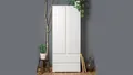 Produktbild: Mehrzweckschrank Hochkommode Schrank Garderobenschrank Blanc 7 80x191 cm